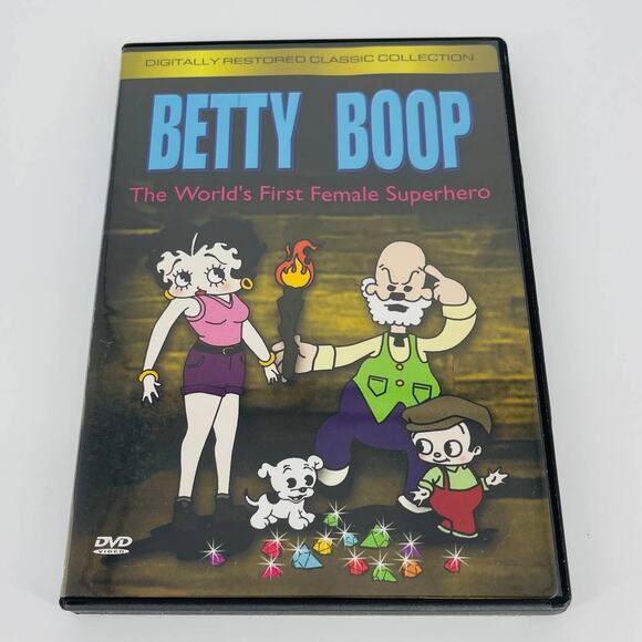 Betty Boop The World's First Female Superhero DVD - Good Used Condition - Picture 1 of 12
